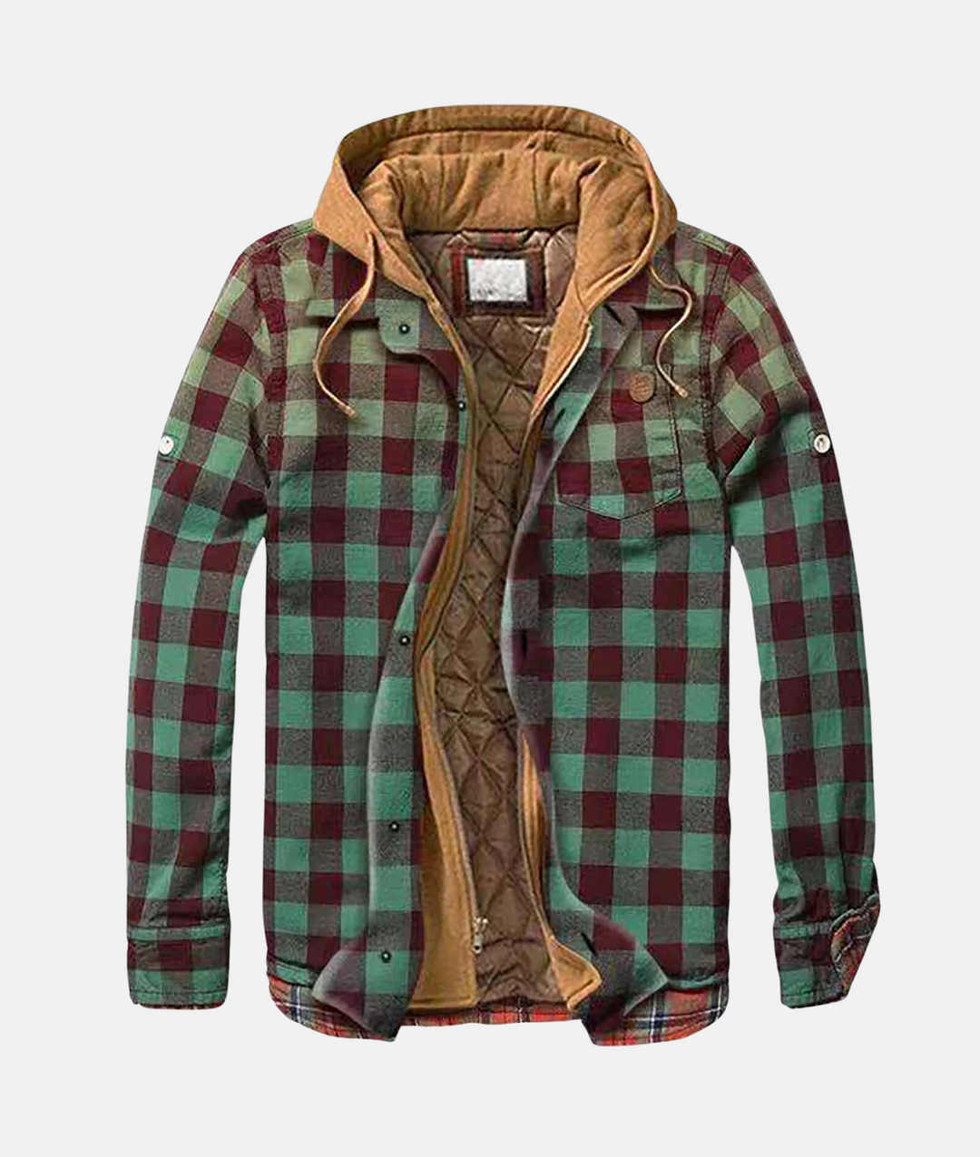 Lune London | Checked Flannel Shirt with Hood for Men