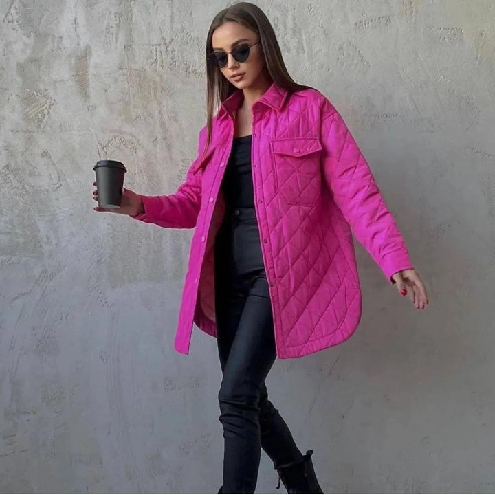 Lune London | Padded Jacket - Elegant - Button Closure, Spacious Pockets - Ideal for Autumn