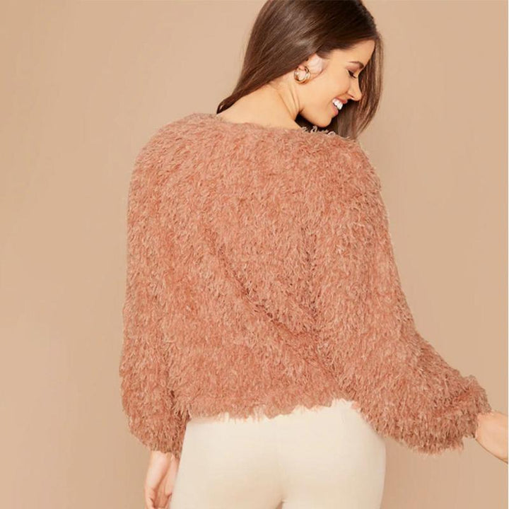 Lune London | Plush round neck sweater