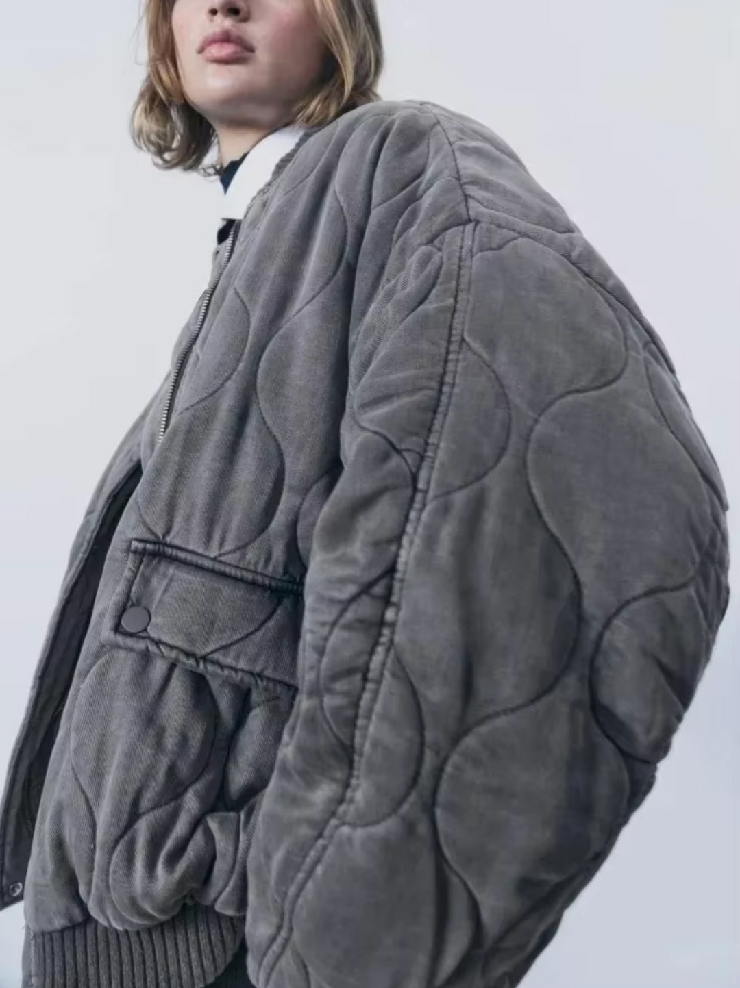 Lune London | Cotton Jacket with Round Collar