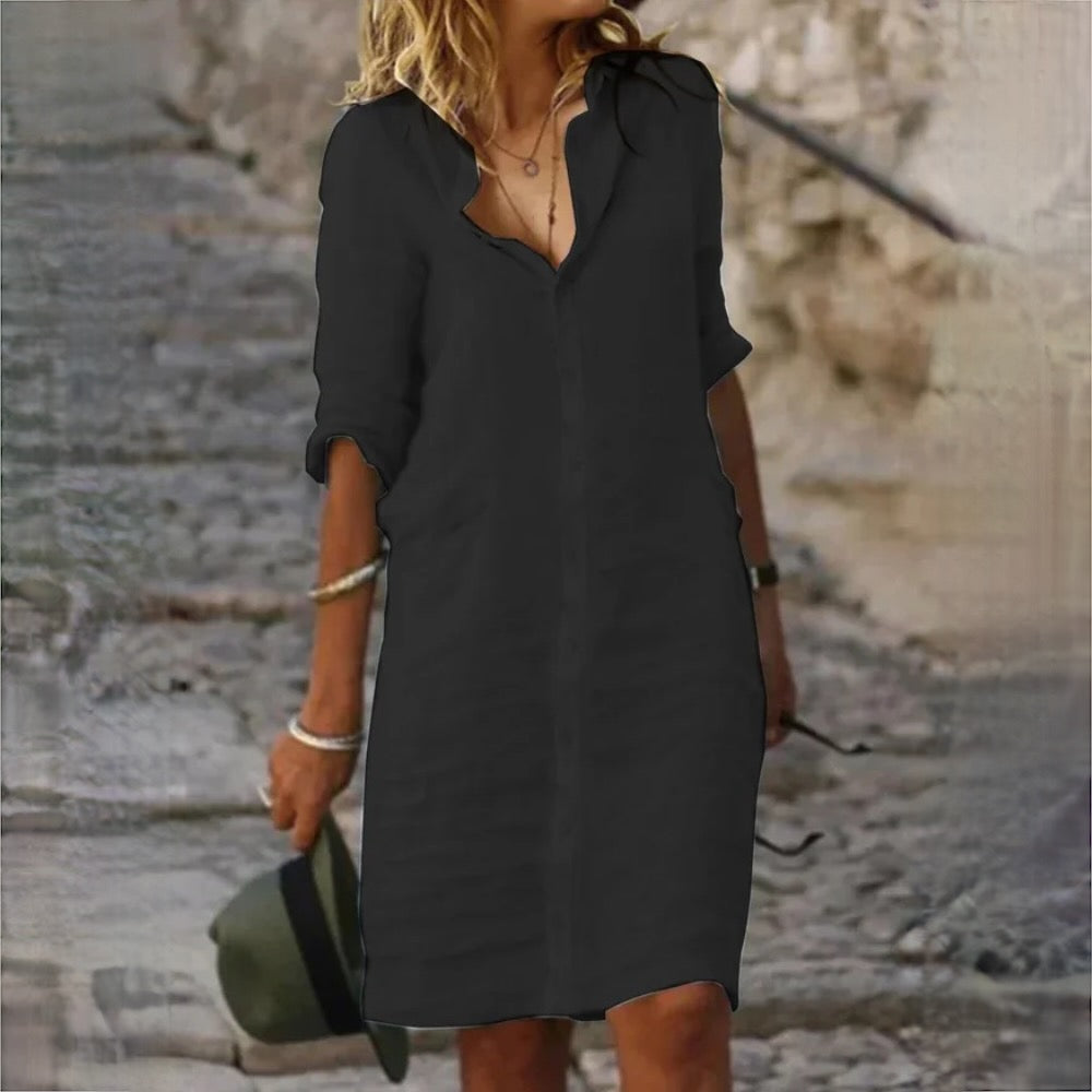 Lune London | Cotton Linen Women Dress