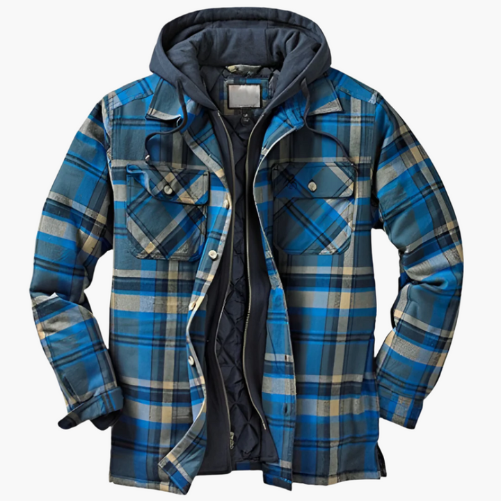 Lune London | Lumberjack style leisure jacket with hood - Timeless & warm for the outdoors and everyday life