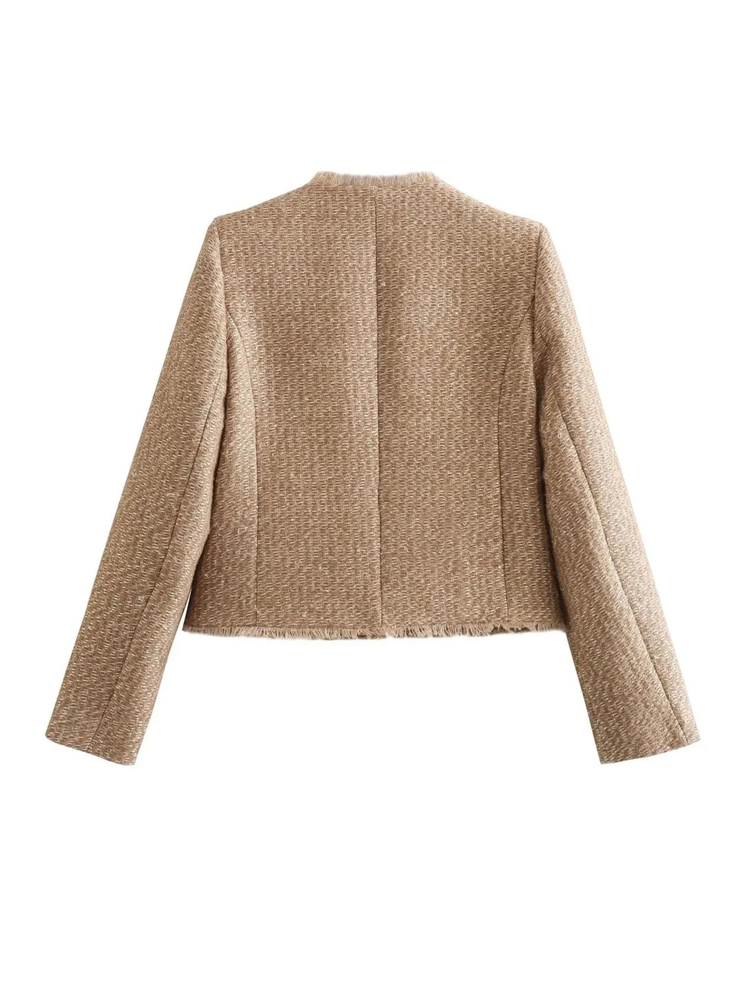 Lune London | Classic Style Tweed Jacket - Elegant Jacket for Work and Leisure, Feminine Cut