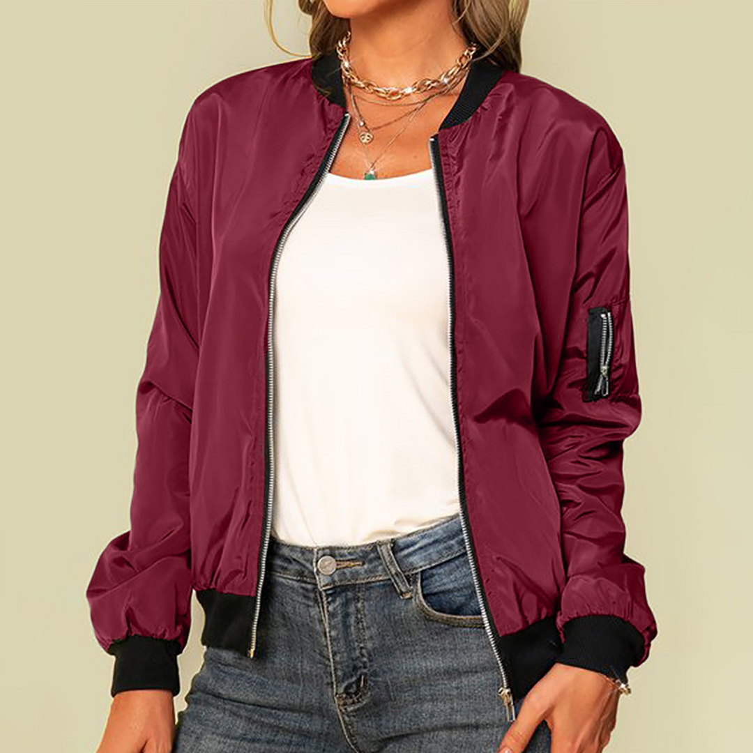 Lune London | Casual bomber jacket with zipper
