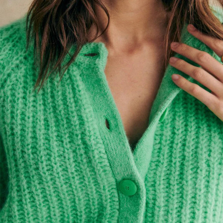 Lune London | Chunky Knit Cardigan Soft and Warm Perfect for Everyday