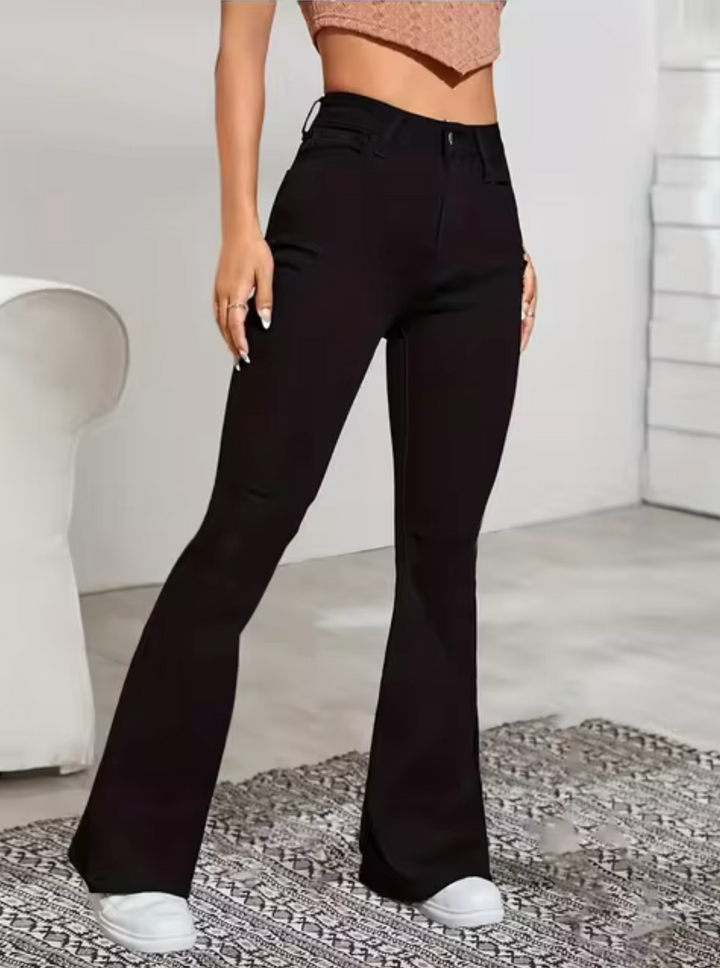 Lune London | Chic High-Waist Flared Jeans for Women
