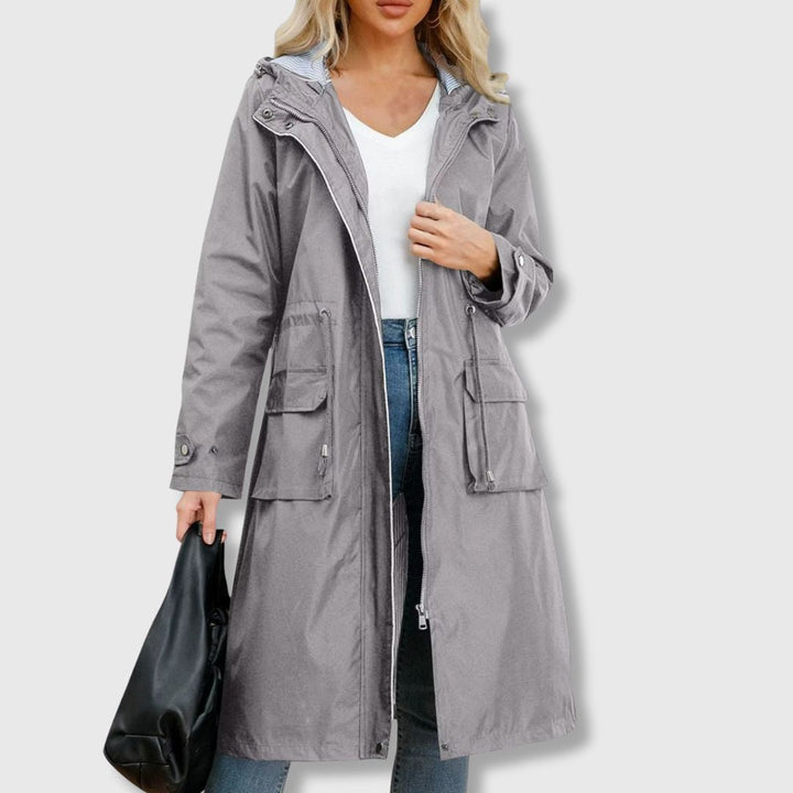 Lune London | Long everyday jacket with hood