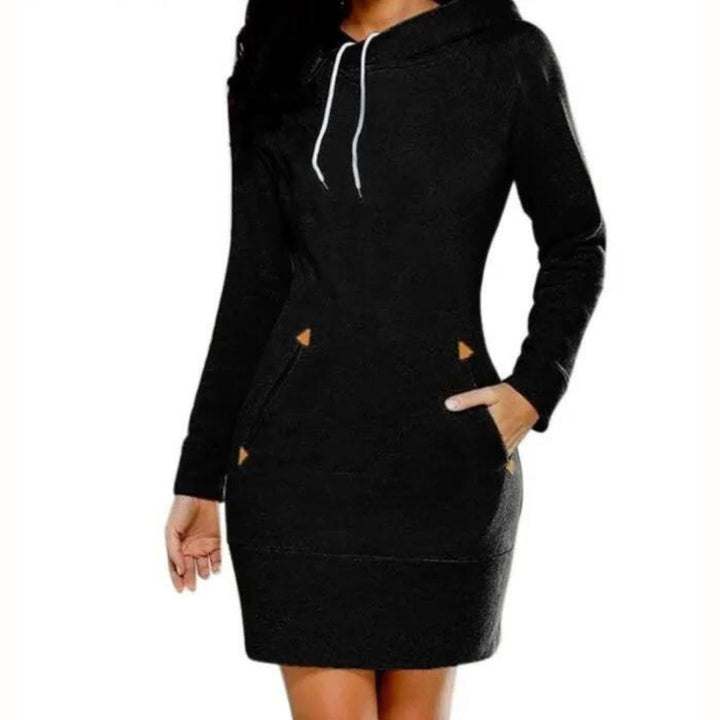 Lune London | Casual hoodie sweatshirt dress with pockets