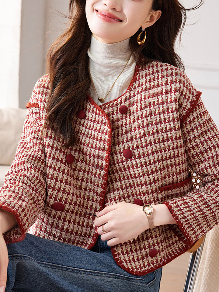 Lune London | Classic Round Neck Tweed Jacket