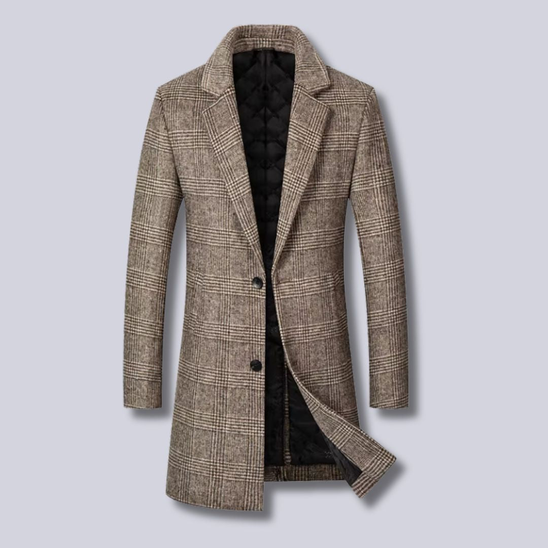 Lune London | Checked Wool Trench Coat