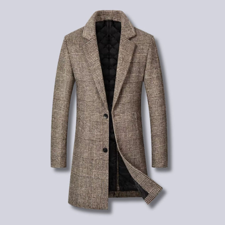 Lune London | Checked Wool Trench Coat
