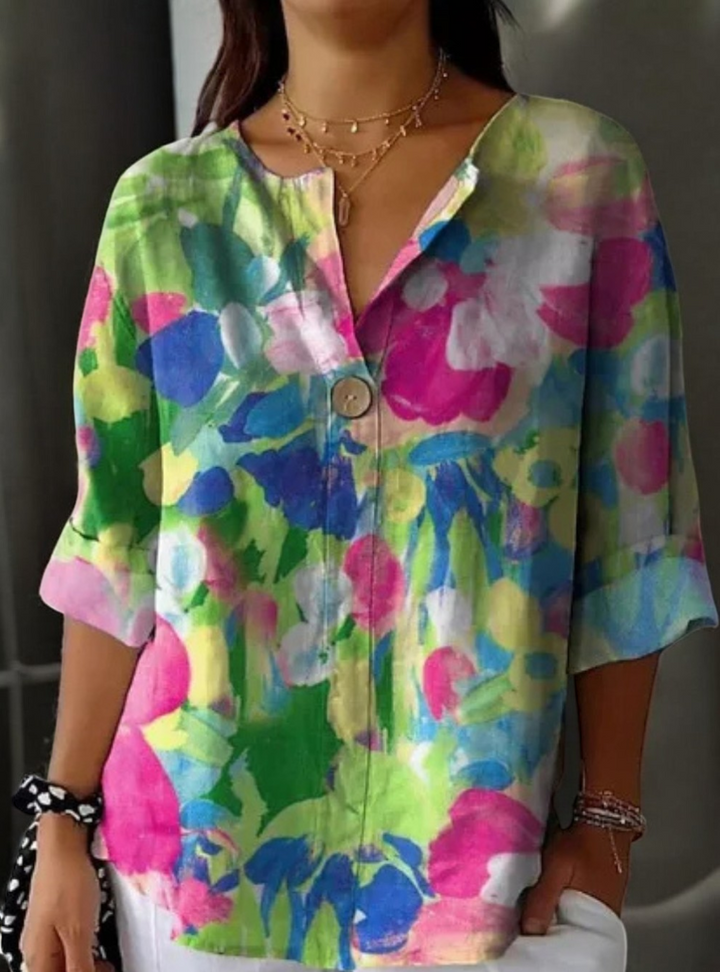 Lune London | Elegant Flower Blouse