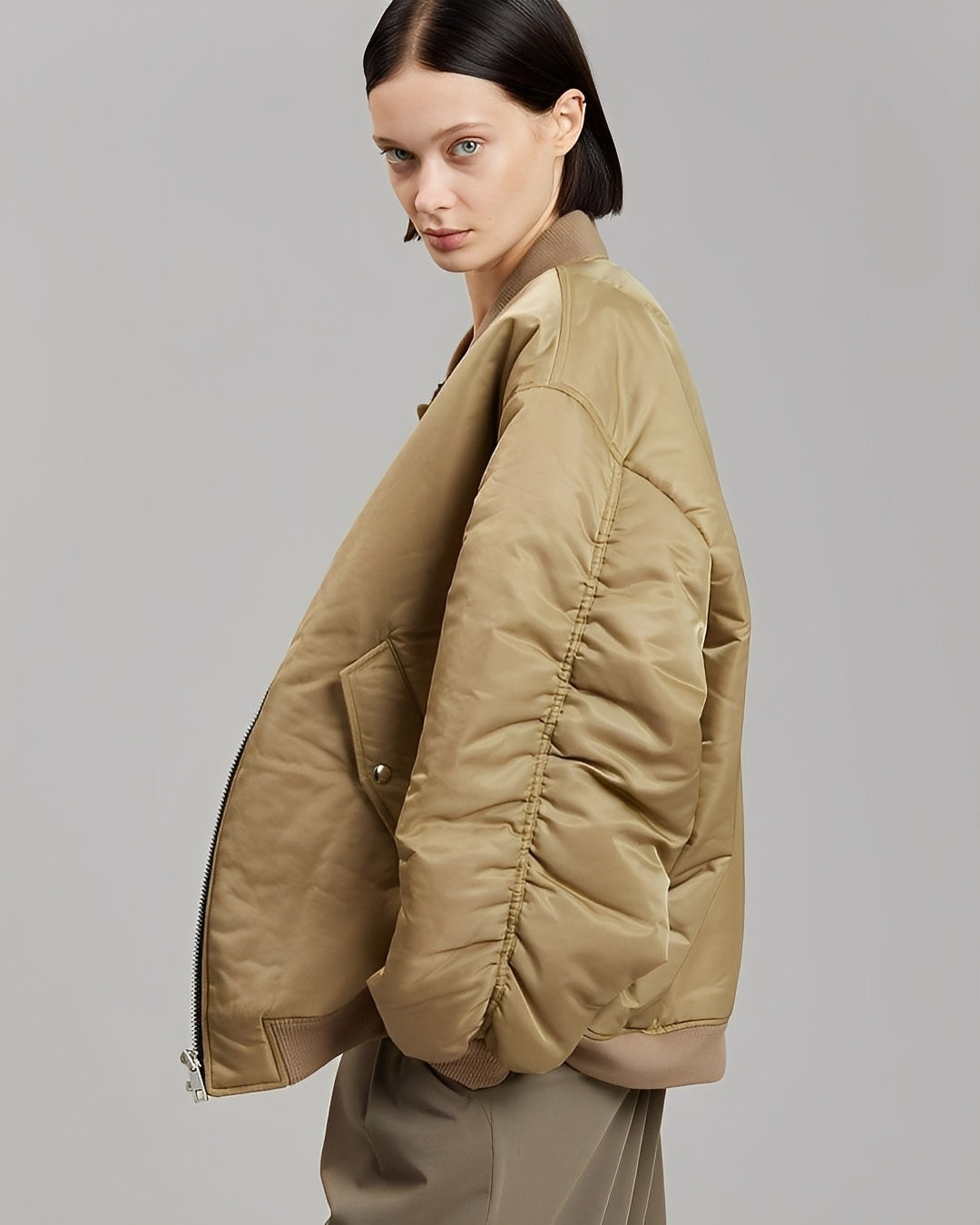 Lune London | Casual Oversized Bomber Jacket for Women