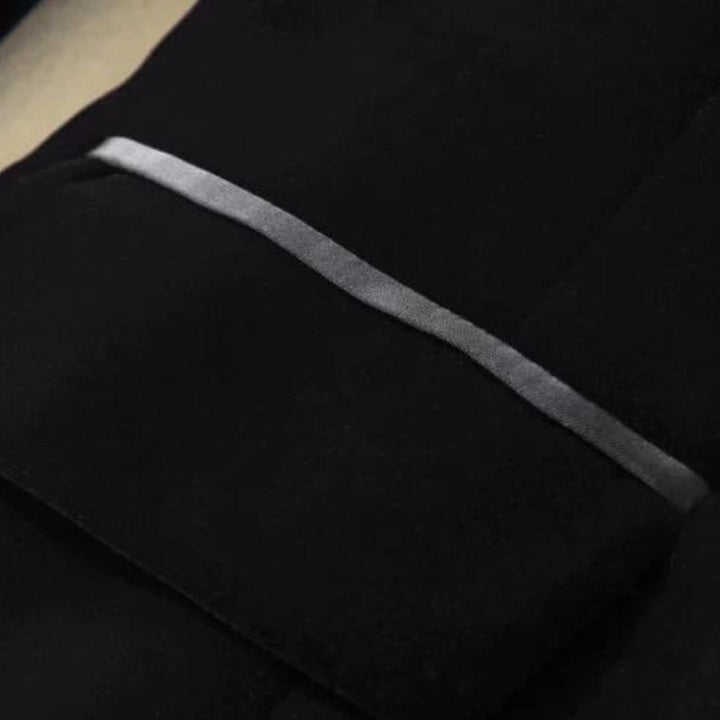 Lune London | Velvet Smoking jacket with satin lapels
