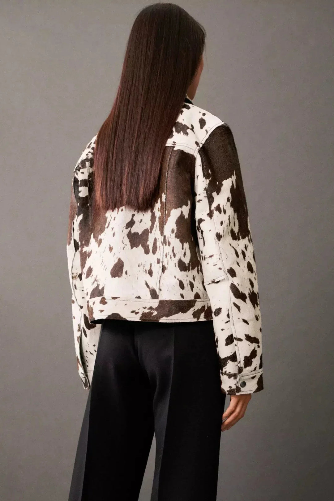 Lune London | Print Faux-Fur Shirt Jacket