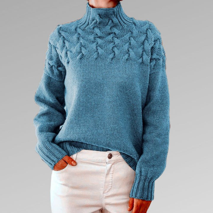 Lune London | Pull en col roulé élégant et chaud