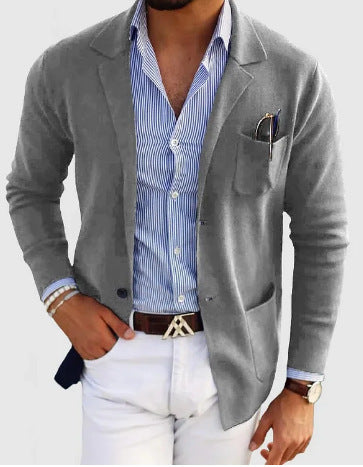 Lune London | Printed casual jacket with double button for men