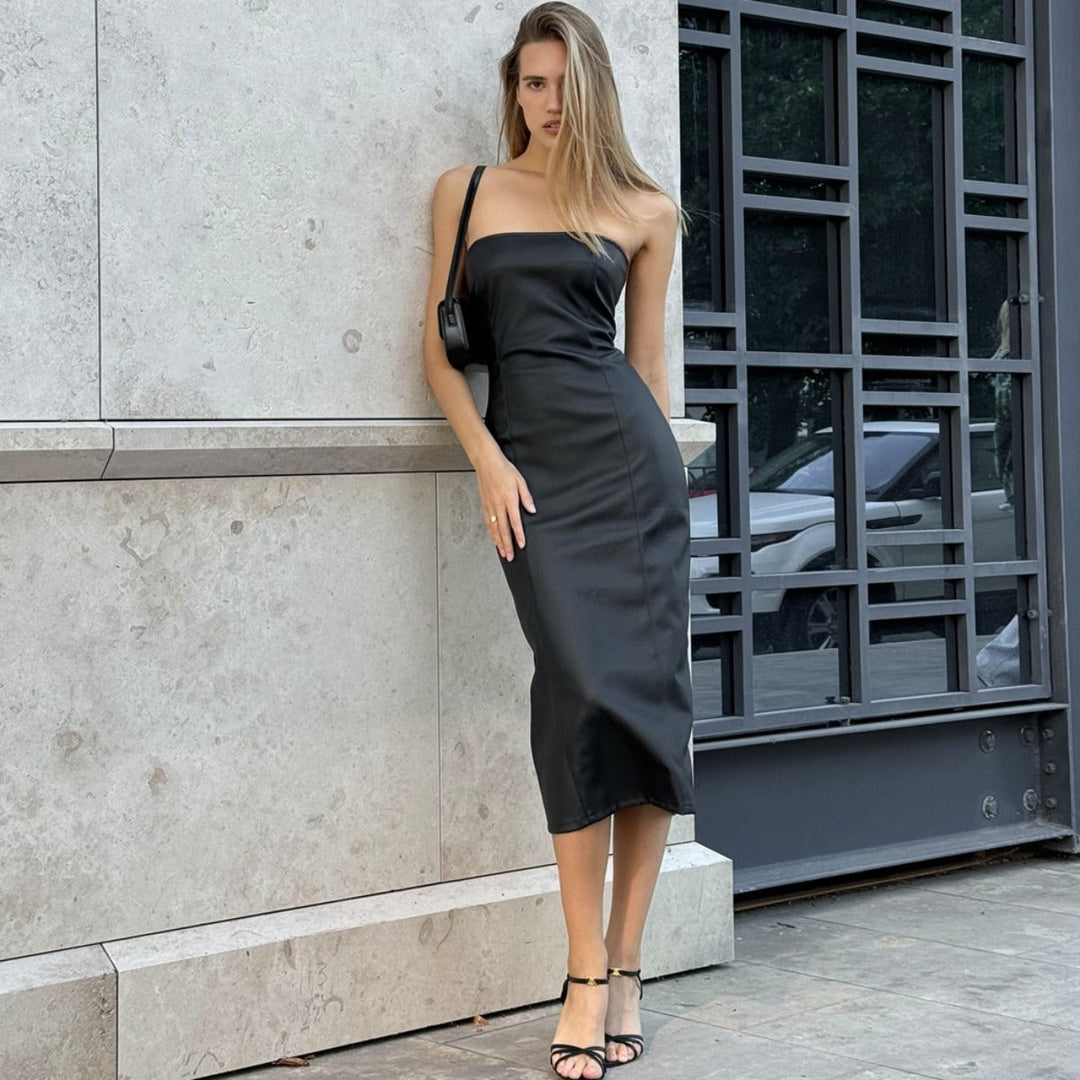 Lune London | Tube Top Split Dress