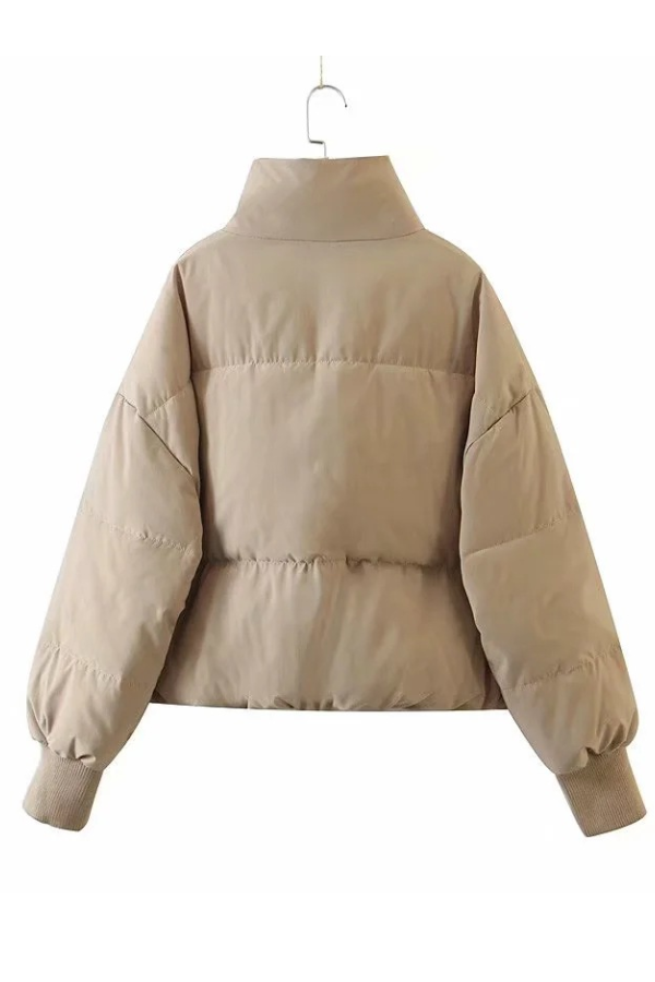 Lune London | Collars Zipper Pocket Thick Warm Cotton Jacket