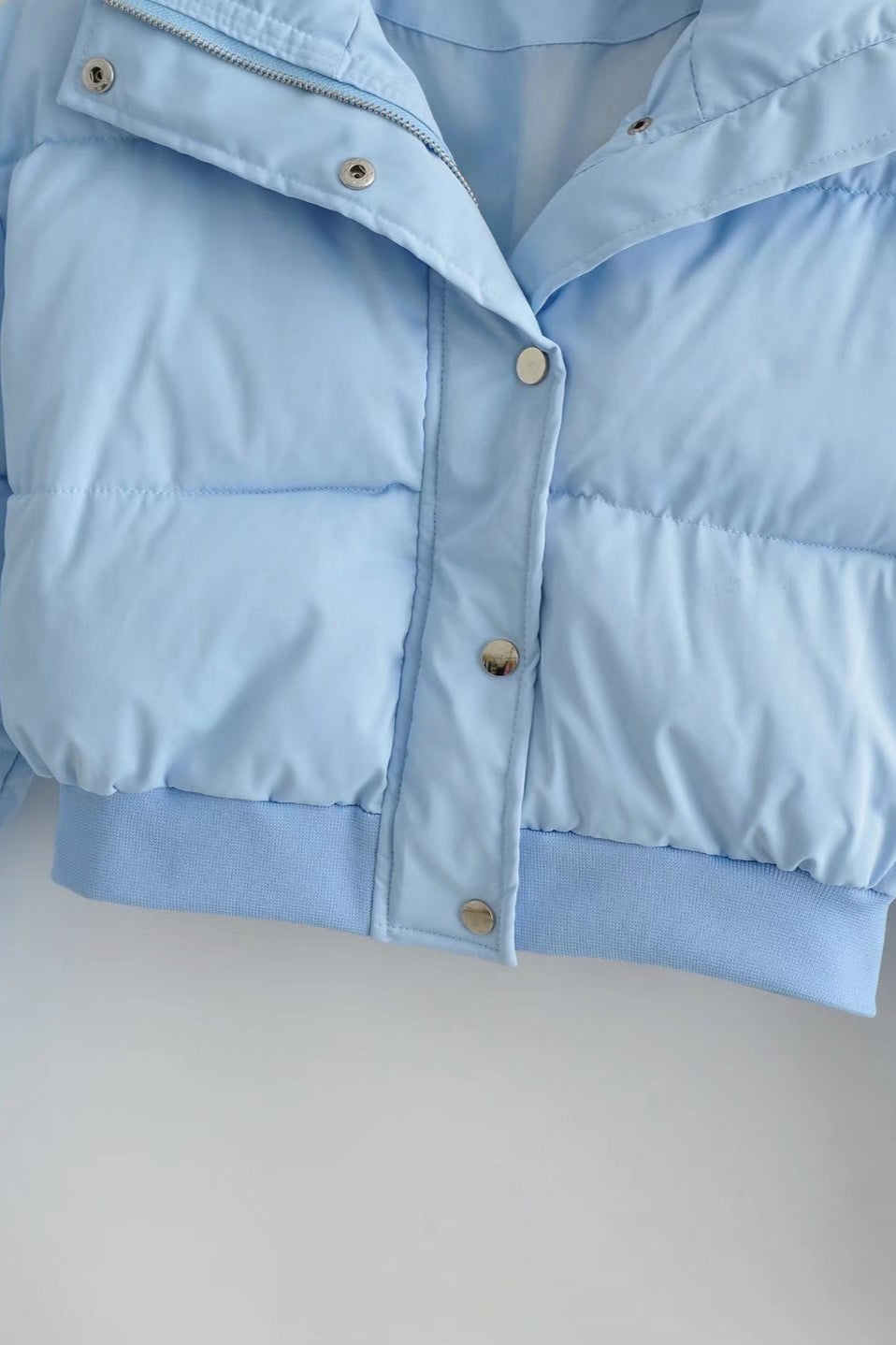 Lune London | Color Shawl Collar Shorter Puffer Jacket