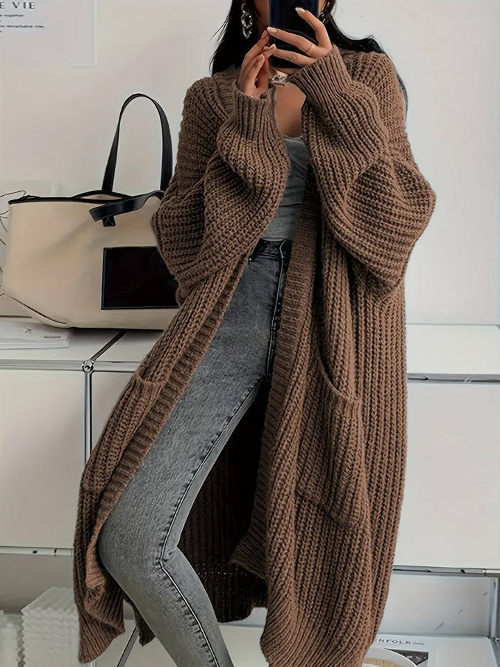 Lune London | Cozy knit cardigan with belt for women