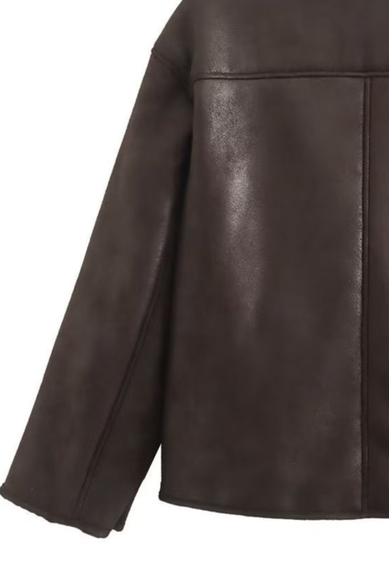 Lune London | Lambskin lined loose jacket
