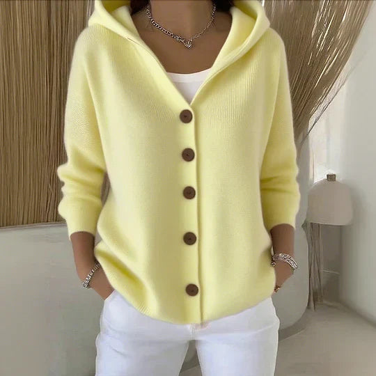 Lune London | Hoodie-Cardigan with Buttons
