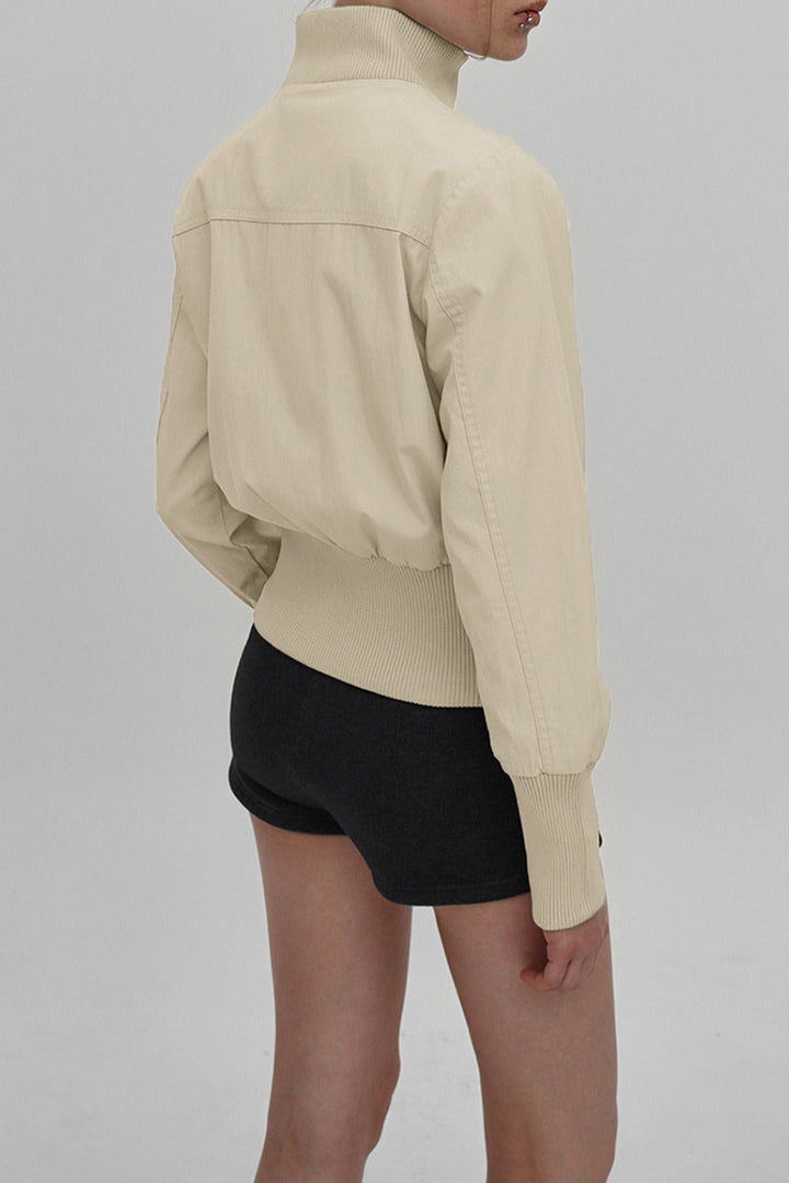 Lune London | Belted Stand Collar Jacket