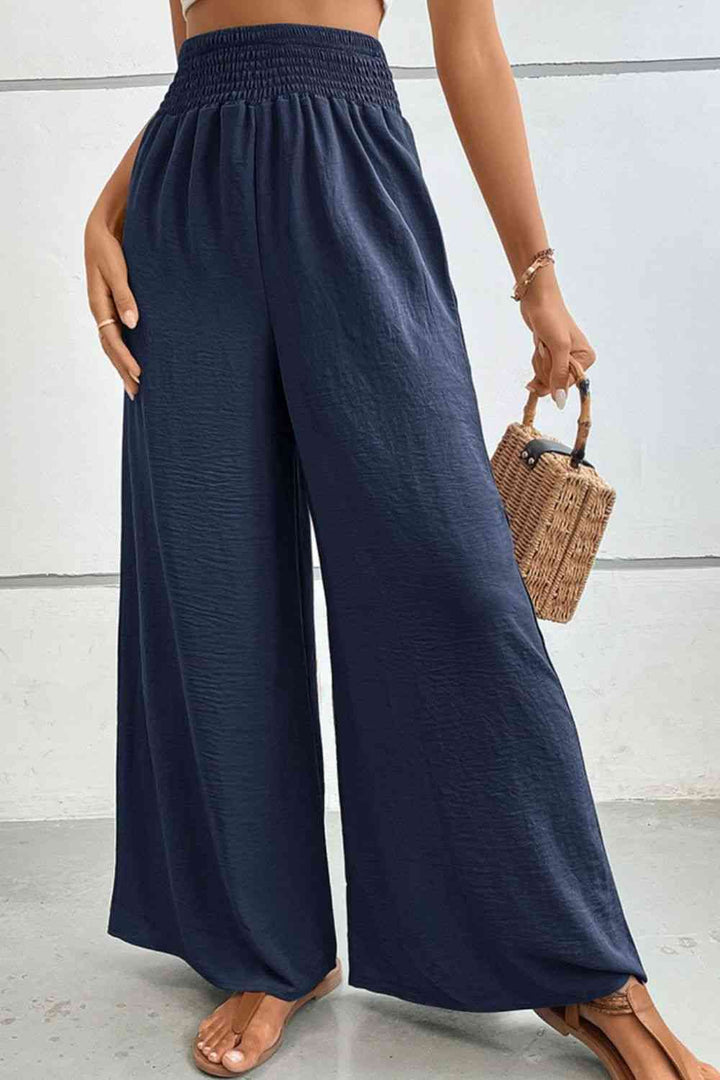 Lune London | Pantalon large avec jambe ample et coupe décontractée