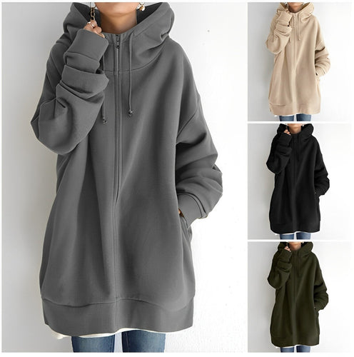 Lune London | Fleece Hoodie with Zipper
