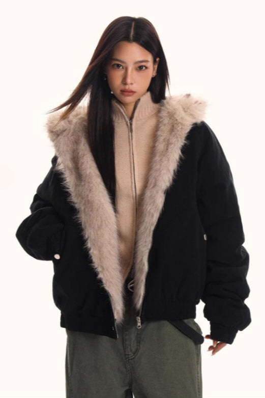 Lune London | Hooded shirt with insulation