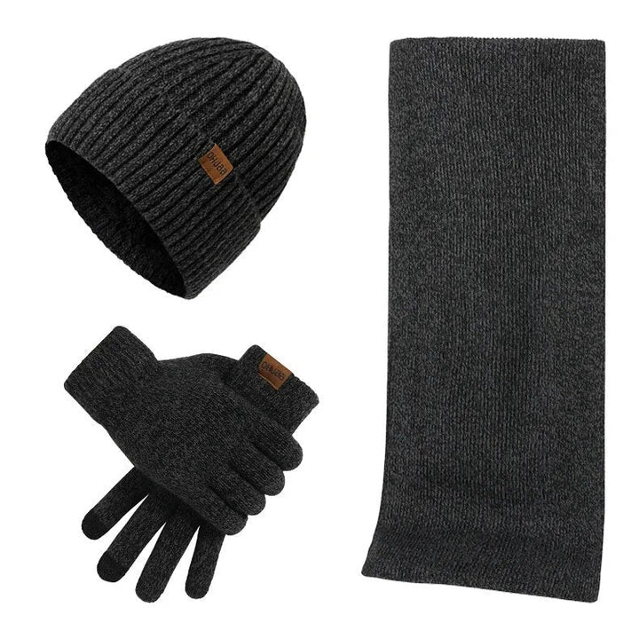 Lune London | Casual Winter Set with Beanie Scarf and Gloves for Men