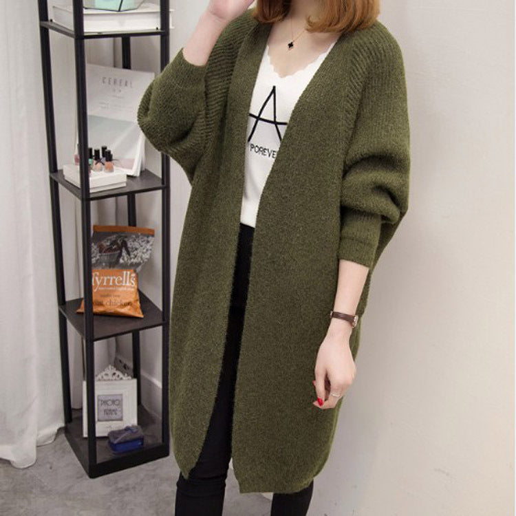 Cardigan tricoté décontracté pour femmes avec devant ouvert et poches profondes Chic & Stil