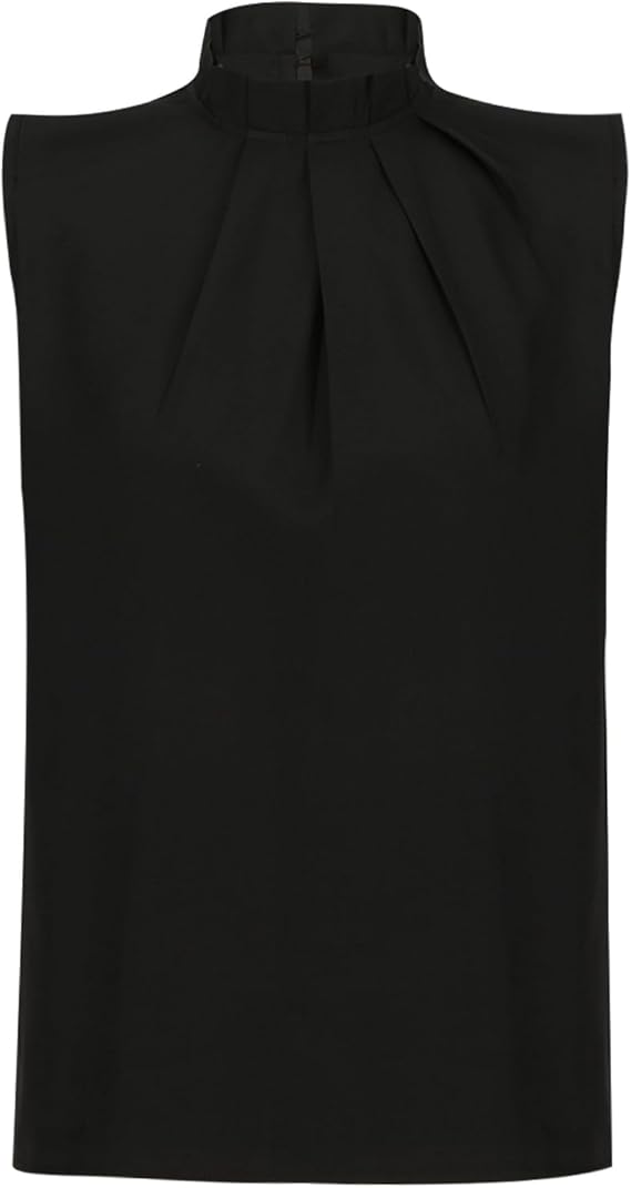 Lune London | Black Pleated Top with Split Sleeves