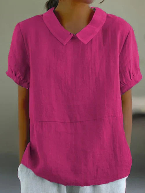 Lune London | Soft Cotton Linen Blouse for Women
