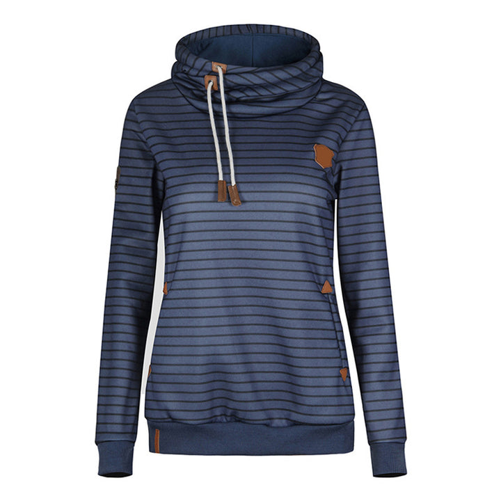 Ladies comfortable layered sweater with high collar Lune London