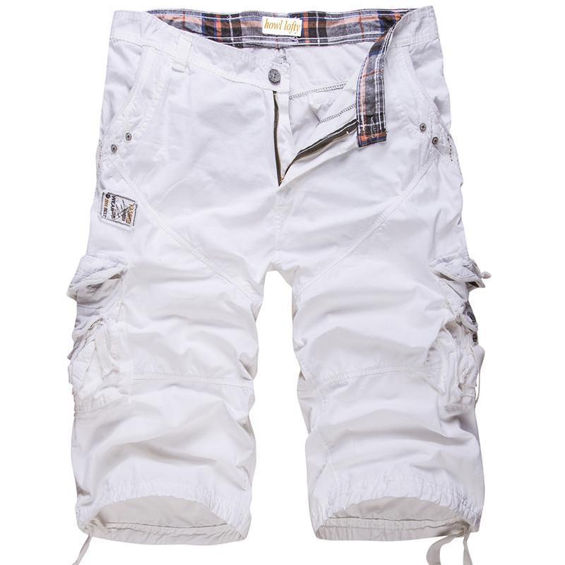 Lune London | Men Army Cargo Shorts