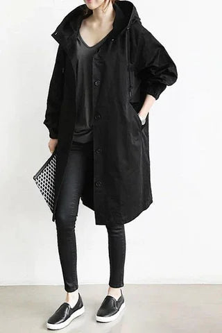 Lune London | Oversized Hoodie Windbreaker Rain Jacket