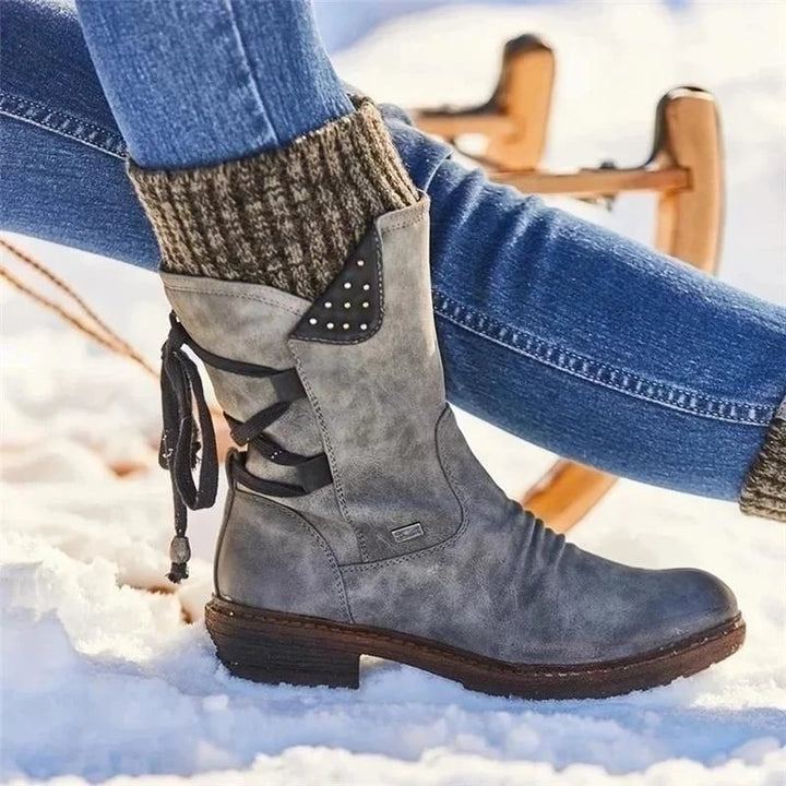 Chic Und Stil | Waterproof Boots with Zipper