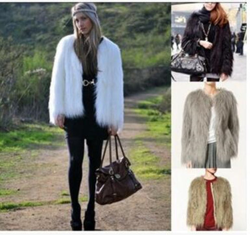 Women's artistic faux fur coat with a soft and luxurious material Lune London