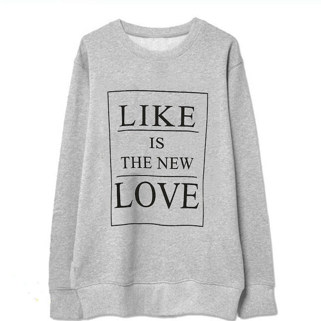 Sweat-shirt pour femmes avec lettrage créatif et coupe décontractée Chic & Stil