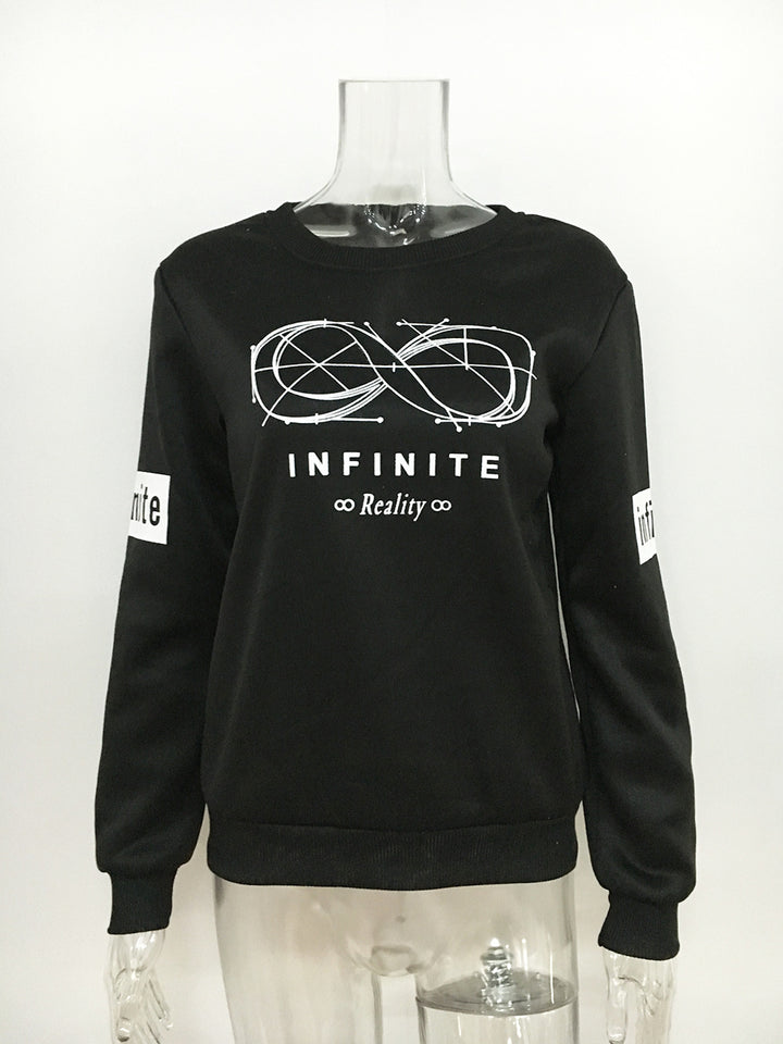 Sweat à capuche pour femmes avec un design créatif de boucle infinie et une coupe confortable Chic & Stil