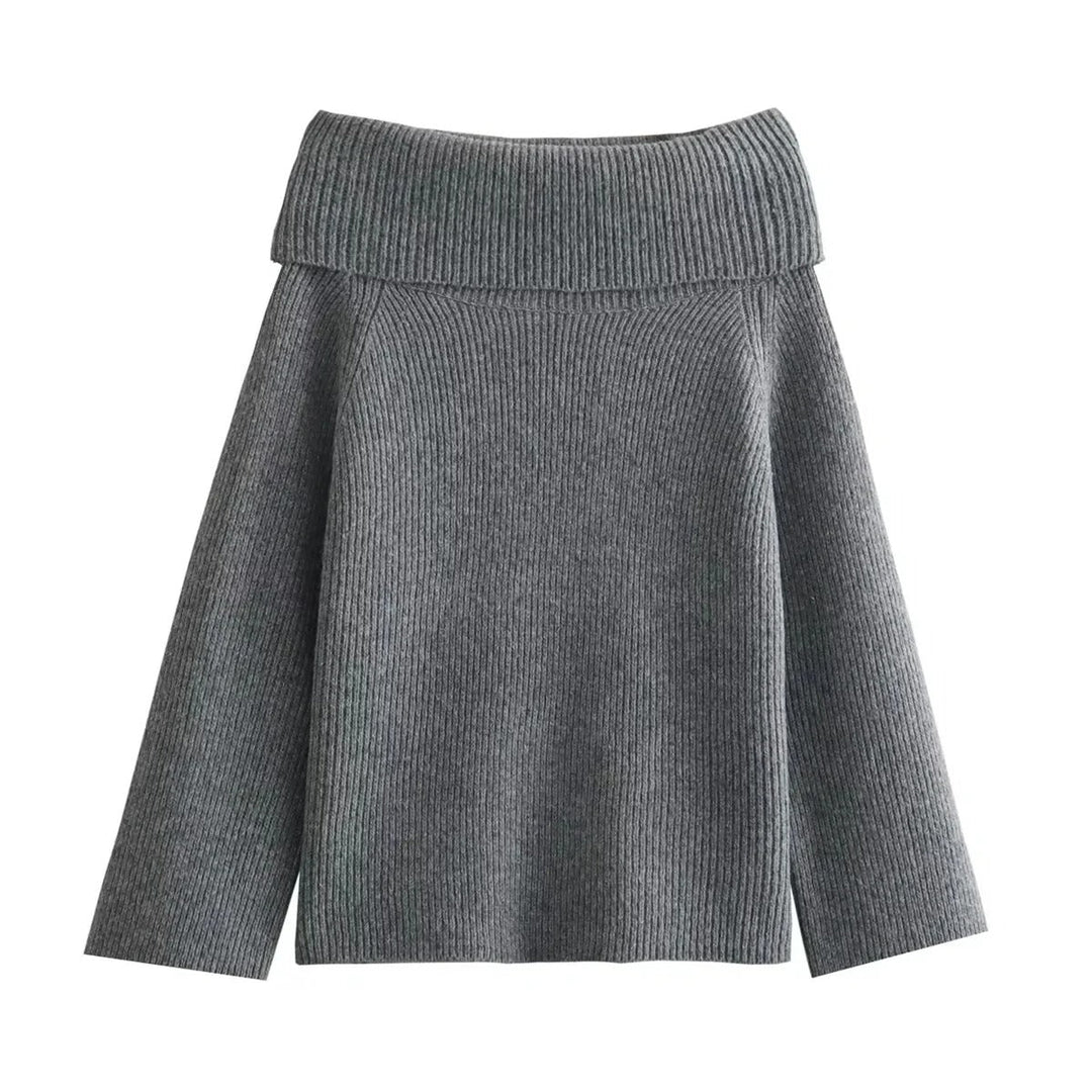 Lune London | Off-Shoulder Women's Knit Sweater