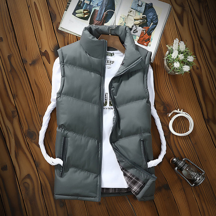 Ladies quilted heated vest with practical zippered pockets Lune London