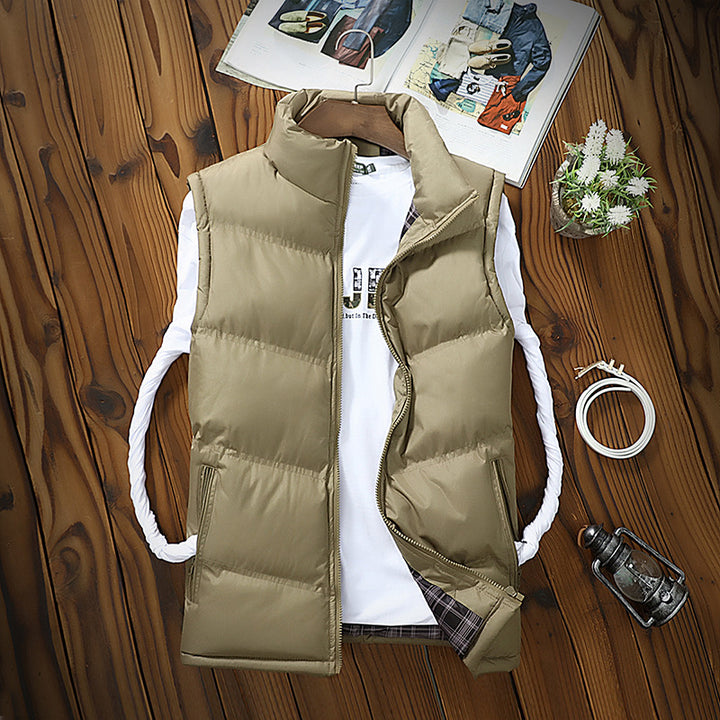 Ladies quilted heated vest with practical zippered pockets Lune London