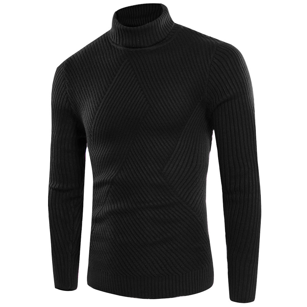 Stylish turtleneck sweater for men with a textured design Lune London