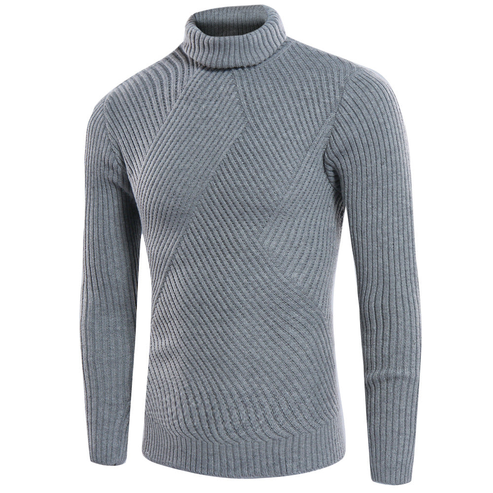 Stylish turtleneck sweater for men with a textured design Lune London