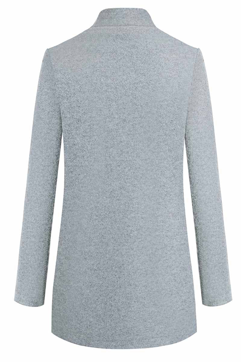 Lune London | Elegant coat with stand-up collar