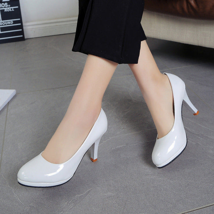 Women Elegant Patent Pumps with High-Quality Comfort and Feminine Silhouette Lune London