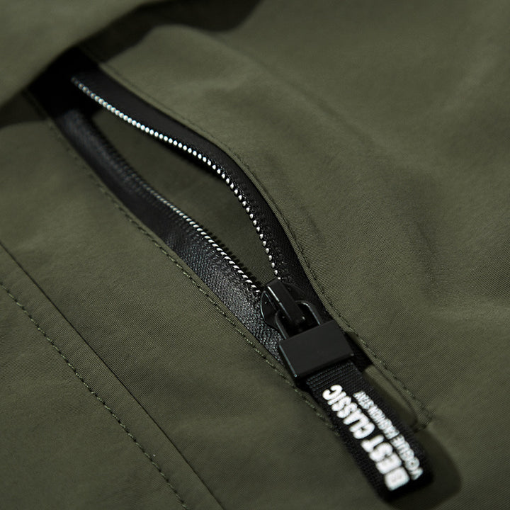 Versatile functional jacket for men with removable hood and multiple pockets Lune London